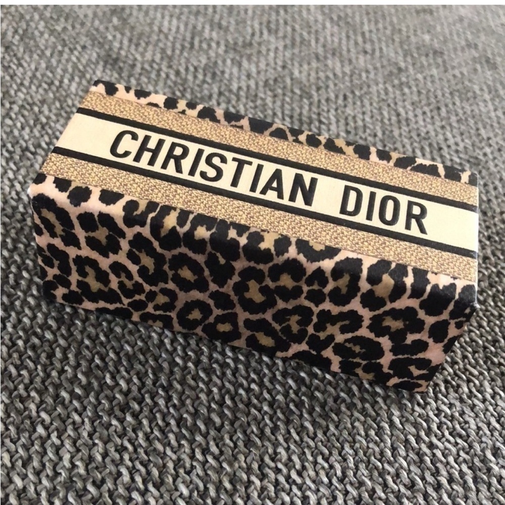 Dior Leopard Print Lipstick Case